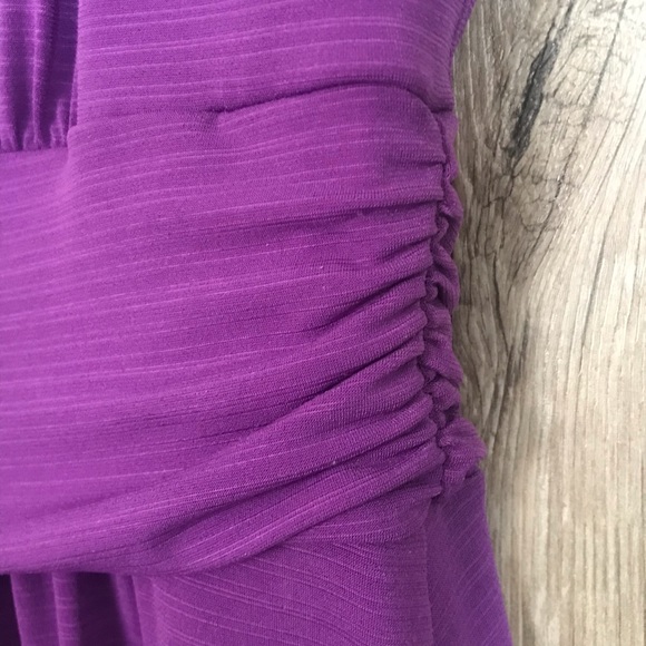 RICKIS Revolution Royal Purple Sleeveless Gathered Dress - Picture 7 of 9